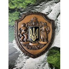 Дерев’яне панно з Гербом України — Статусний елемент української ідентичності