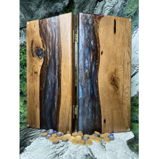 Перламутрова глибина — нарди з епоксидної смоли