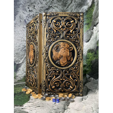 Резные деревянные нарды «Львица» — символ мудрости, силы и благородства 32х64 Резные деревянные нарды «Львица» — символ мудрости, силы и благородства 32х64