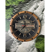 Різьблений годинник з дерева Harley-Davidson — для тих, хто живе на повній швидкості